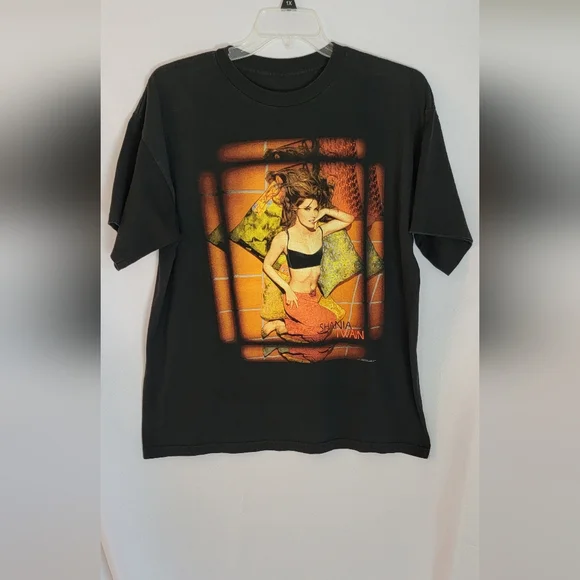 Shania Twain Vintage 1998 Tour Men's T-Shirt XL Black - Picture 1 of 5